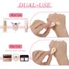 20 Pcs Makeup Sponges, Round and Square Foam Pad Applicator Facial Cosmetic Powder Puff Foundation Blender for All Skin Types, Dry and Wet Dual Use
