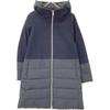 HERNO PI001564D-39601-9290 Navy wool-blend hooded down coat coat 40 NavyUsed