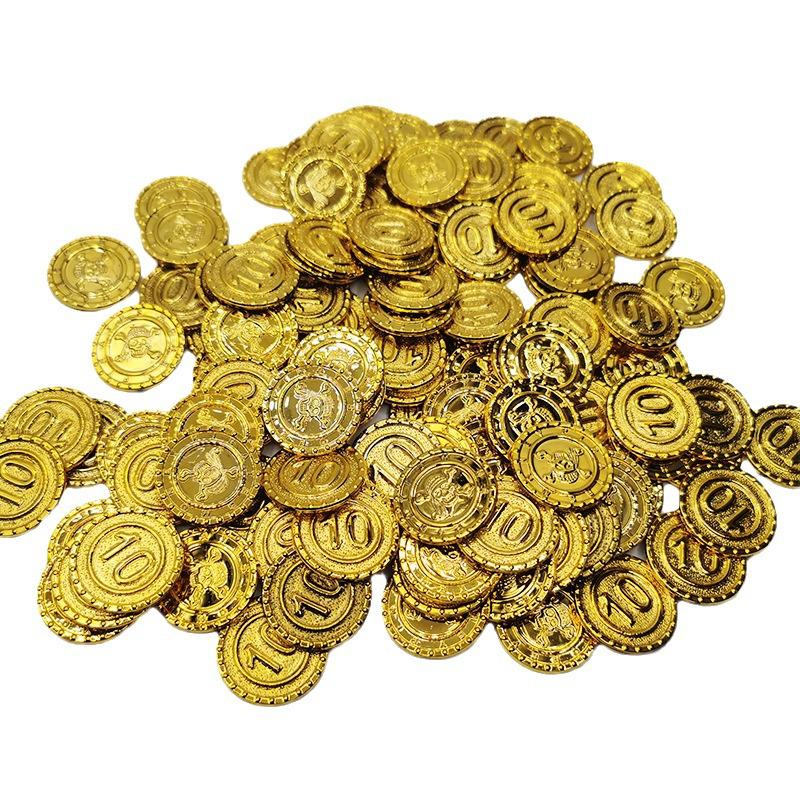 Pirate Gold Coin Simulation Game Ornaments & Chips