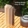 Folded Windproofed Guard Compacts Outdoor Reliability Stove Windshield for Hiking and Picnics