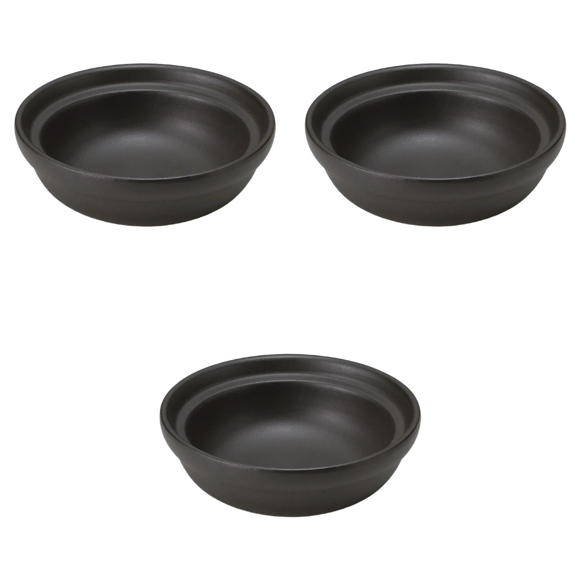 

Set of 3 Kaiseki Nabe x Kaiseki Nabe Setomonohonpo (Large) [15.8 5.8 cm] (Direct Fire) чёрный
