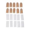 10Pcs Cooking Kitchen Tools Silicone Gel Tube Hand Bandage Finger Protector Anti-cut Heat Resistant Finger Sleeves