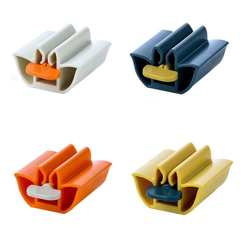Toothpaste Squeezer Tooth Paste Holder Oral Care Bathroom Tools Tube Cosmetics Press Facial Cleanser Rolling Squeezing Dispenser