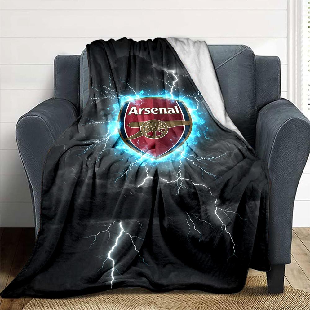 Arsenal Blanket Warmthful Decor Suitable for Sofa Bed Office All-Season Use Digital Print Gift for Travel Home Birthdays