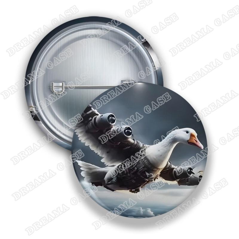 

Горячие итальянские значки Brainrot Ai Animals Meme для аксессуаров Tralalero Tralala Tung Sahur Button Brooch Pins Fans Friends Gifts