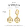 Gold Serie Hoop Earrings 925 Silver Sparkling Irregular Shape Feather Star Earrings Stud for Woman Girl Jewelry Gift