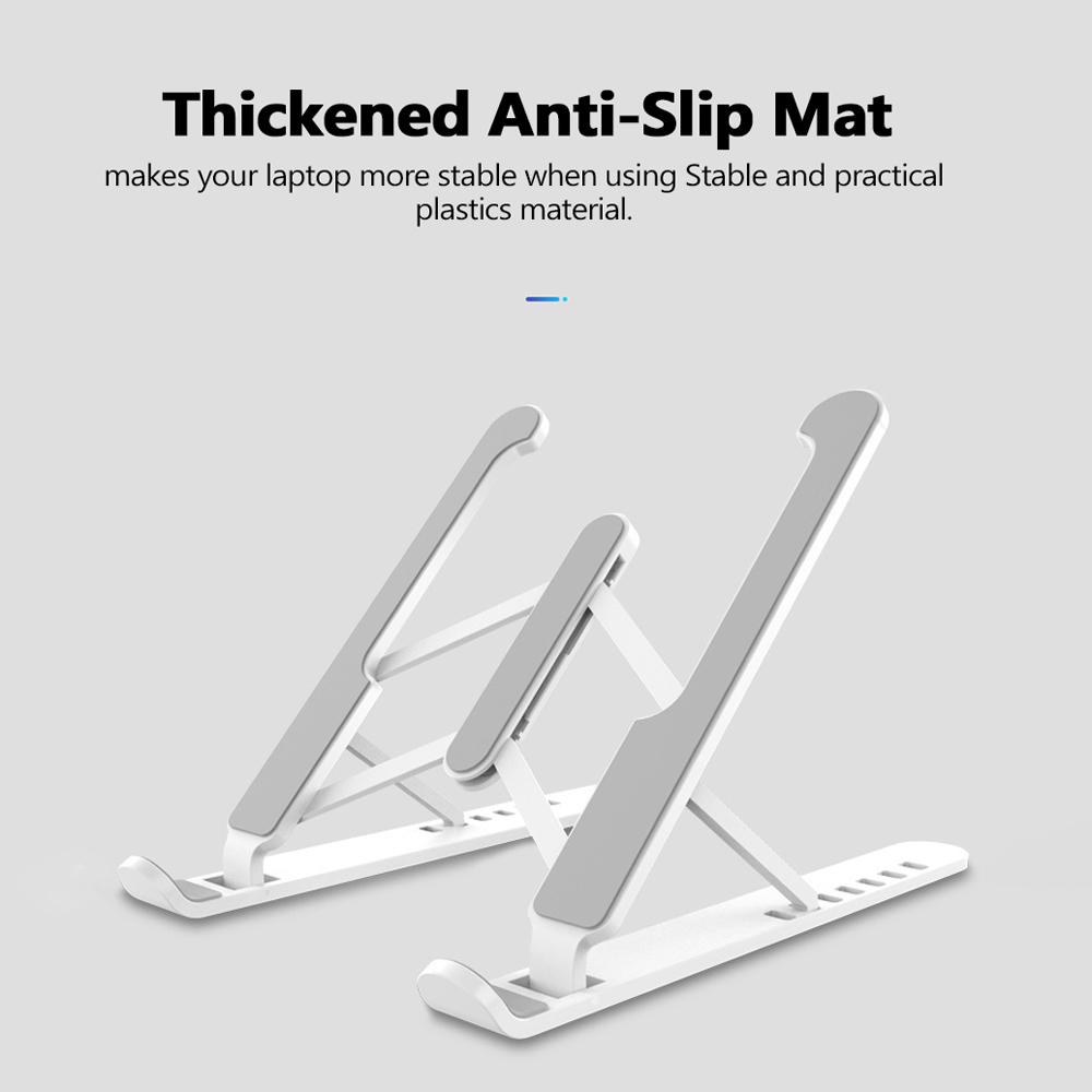 X-Shape Adjustable Foldable Lightweight Laptop Stand  Desktop Notebook Holder Desk - Laptop Stand