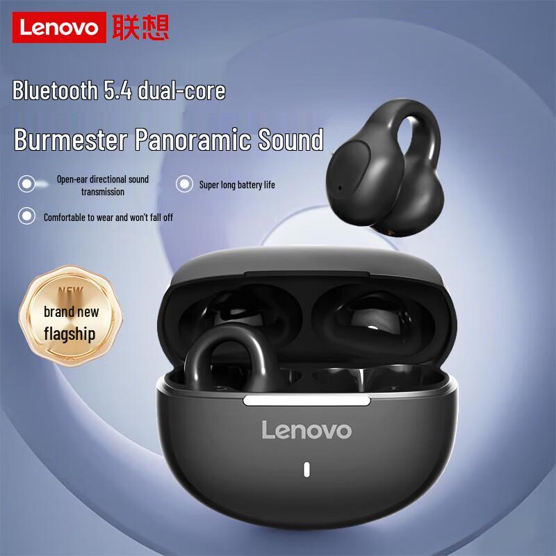 ThinkPlus Lenovo EA420 Open-Ear Clip Bluetooth 5.4 Sport Earphones