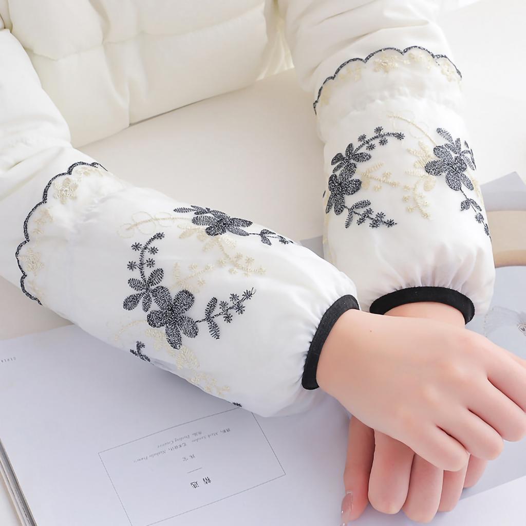 Kitchen Sleeve Lace Dustproof Oversleeve Clothing  Sleeve  Kitchen Sleeve for Outdoor Lace Oversleeve Oversleeve