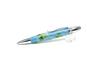 Tfb 2021 Flower Clover Light Premium Ballpoint Yasutaka Takeuchi F-STYLE Pen, Four-Leaf Design, Blue, Pen,