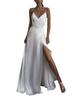 Spring and Summer Women's Long Dress European and American Sexy Suspender Sleeveless V-neck Dress Small Dress