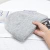 Women's Large Wool Knit Hat | Korean Style, Face-Framing, Solid Color - Trendy Postpartum Beanie