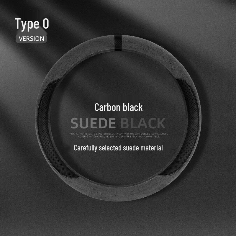 Universal Breathable Non-Slip Steering Wheel Cover: Minimalist, Sweat-Absorbing, Year-Round Comfort