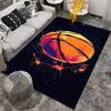 Colorful Basketball Theme Carpet for Bedroom or Living Room Decor Suitable for Use As an Anti-slip for Living Room Bedroom Sofas