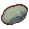 Begonia Glass Lotus Tea TraySmall Chinese Pot Bearing Dry Bubble TableBamboo Premium Tea Storage Tray