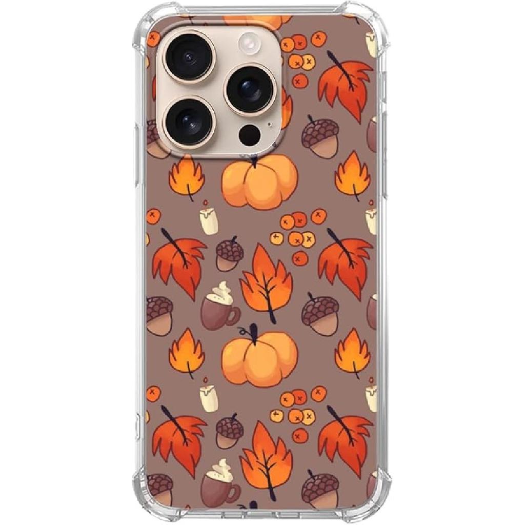 Brown Gingerbread Christmas Trees Case Compatible with iPhone 16 Pro Max, Cute Christmas Festival Case for iPhone 16 Pro Max, Cool TPU Bumper Phone
