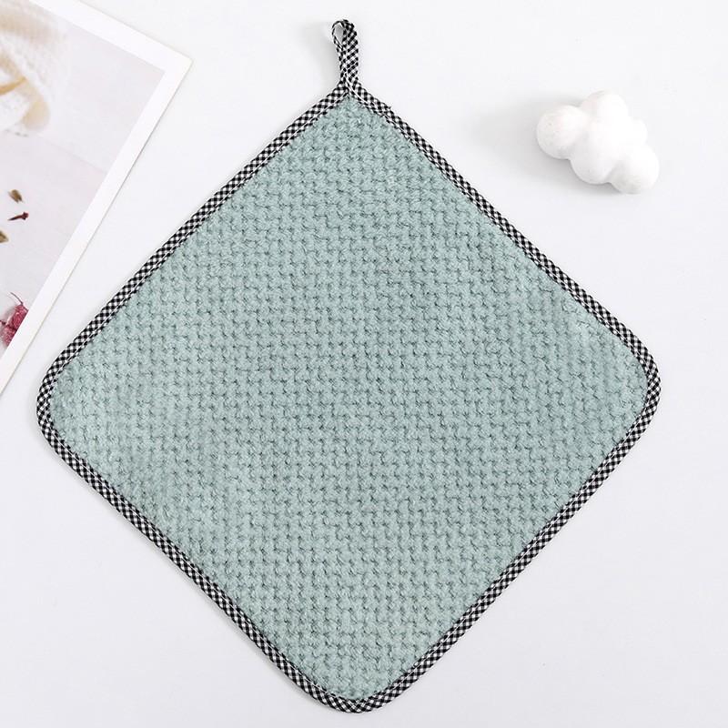 

1/5/10 шт. Бытовые суперабсорбирующие полотенца из микрофибры Кухонные полотенца для мытья посуды Антипригарные салфетки для мытья масла 10PCS зелёный