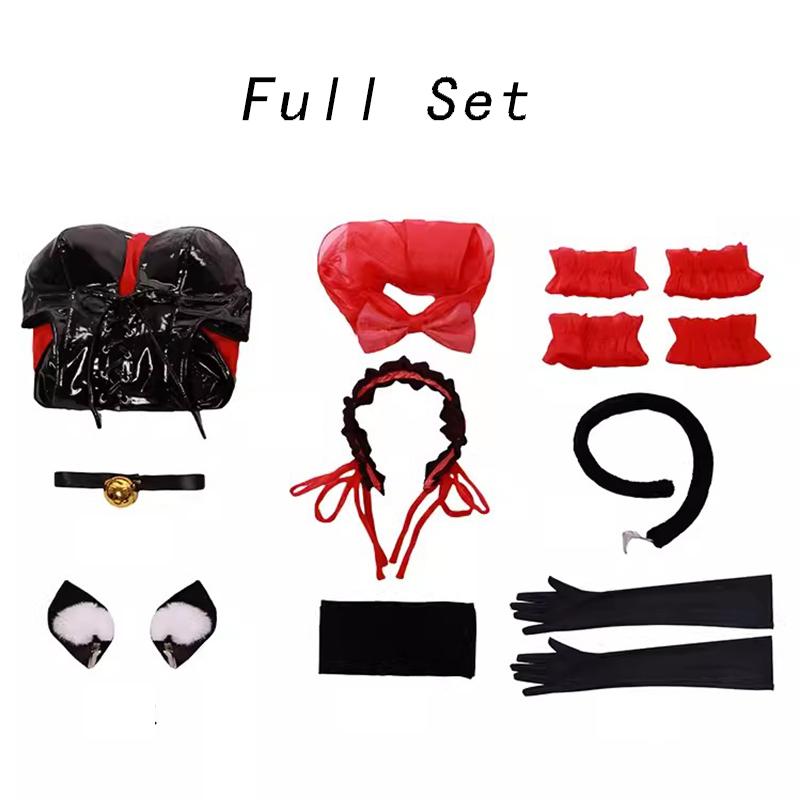 

Токисаки Куруми Костюм Девушки-Кролика Аниме Date A Live Токисаки Куруми Кошачьи Ушки Сексуальный Косплей Женский Костюм Кролика XL