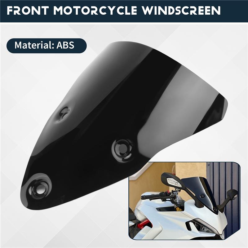 Motorcycle Windshield Windscreen For DUCATI 939 950 Supersport 939S 950S Super Sport S Refit Black Wind 2017-