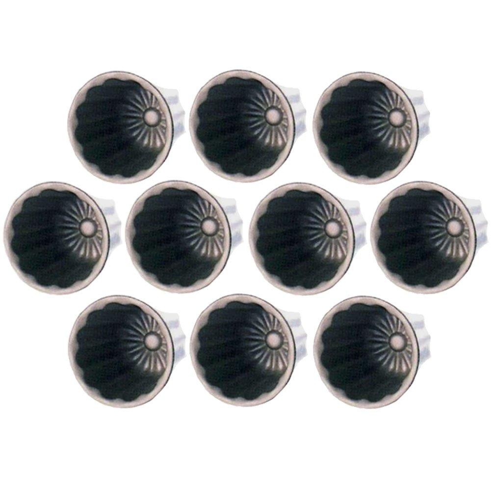 Shimotori Seisakusho Black Figure Canelé Pan, Set of 10, Made in Japan, D-076