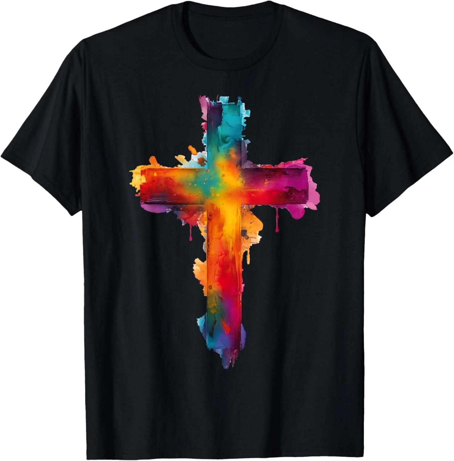 Cross Christian Religious Believe Blessed Faith Graphic T-Shirt unisex T-Shirt 2XL
