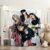 Kpop A-Aespa Blanket Soft and Skin Friendly For Couch Bed Napping Bedspread All Seasons Comforter