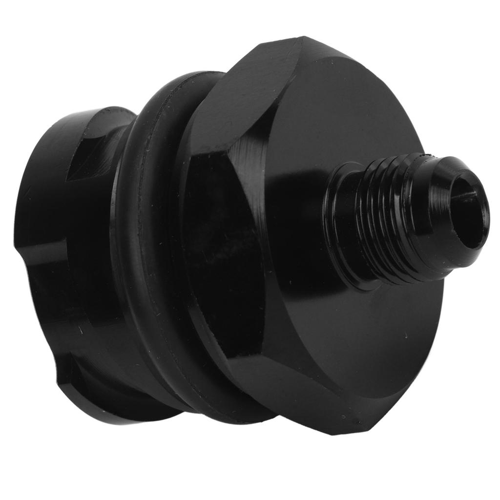 Valve Cover Oil Cap Billet Aluminum Alloy Oil Tank Adapter Cover for LS1 LS6 LS2 LS3 LS7 6AN Connector