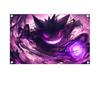 1PC Gengar Flag Banners Four Hole Flag Polyester Outdoor Decor Room Aesthetic