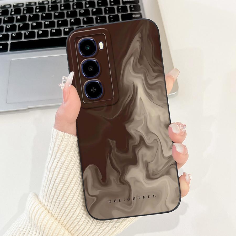 For Itel City 100 4G Phone Case Shell flower 2025 Painted Soft Silicone Proective Coque For Itel City100 Back Cover 6.75''