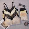 Lace Front-Close Push-Up Bra Set for Women - Wireless, Sexy French Design