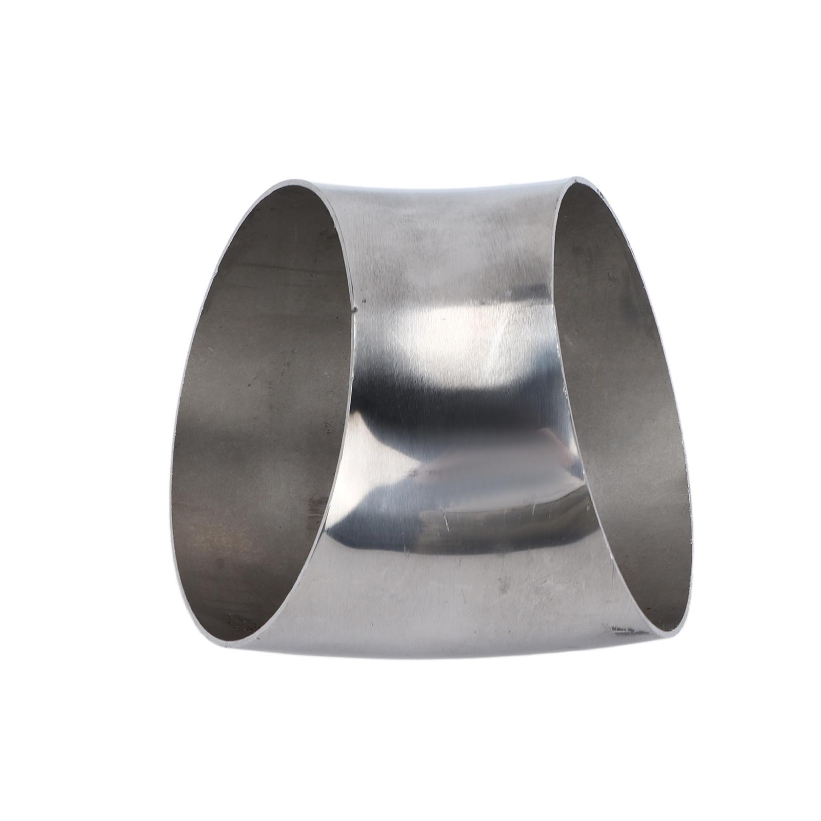 

45 degrees Turbo Exhaust Bend Elbow Pipe Exhaust Downpipe Corrosion Resistant 304 Stainless Steel