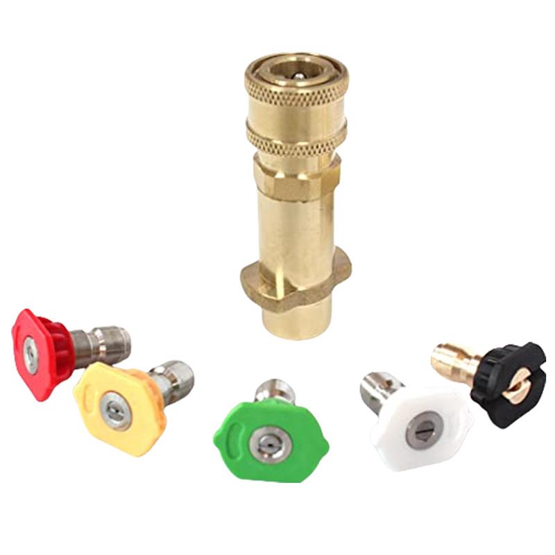 High Pressure Washer Remover Adapter For Karcher With 1/4" Connector 5pcs Nozzles For Karcher For K Series For K2 K3 K4 K5 K6