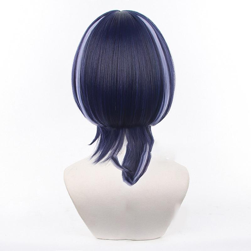 Genshin Impact Scaramouche Cosplay Perücke Vorgeformte Perücken Hitzebeständige Anime-Perücken