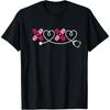 Xoxo Xo Xo Nurse Stethoscope Valentine Men Women Girls T-Shirt