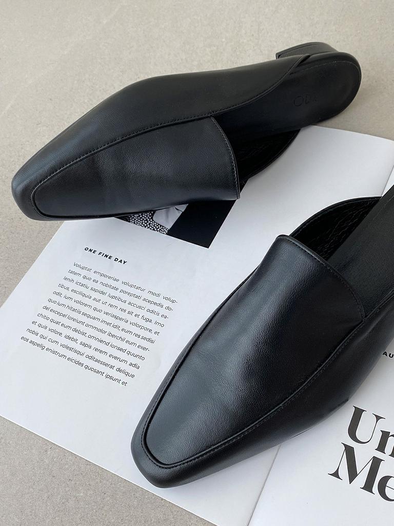 Odr Onyx Mule_Black 2Cm Odr219108-1