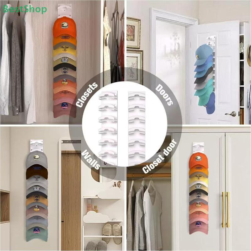 Baseball Cap Storage Rack Multifunctional Wall Mounted Cap Rack Home Decoration Space Saving