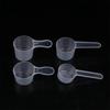 10Pcs 15/25/30/35g Transparent Plastic Milk Powder Spoon With ML Graduated Kitchen Baking Measuring Spoon