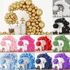 White Gold Balloon Garland Arch Kit Happy Birthday Party Decoration Kids Wedding Birthday Balloon Latex Baloon Baby