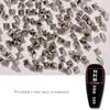 200Pcs/Set Nail Rivet Glitter 3D Effect Non-Fading Metal Rivet Art Decoration Street Punk Charm for Manicure