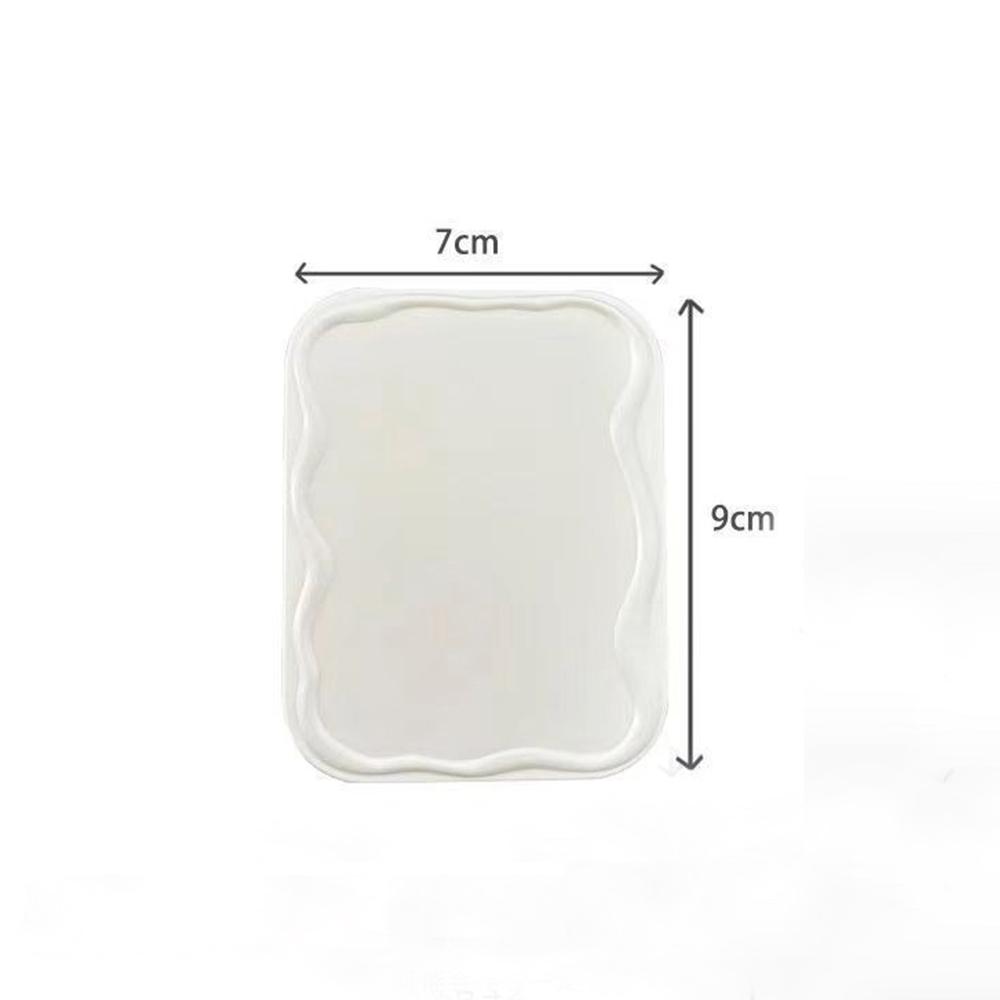 Butterfly Knot Rose Flip-Top Folding Makeup Mirror Portable Pocket Mirror Women Rectangle Cosmetic Make Up Mirror With Comb