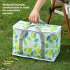 Outdoor Cooler Bag With Insulation For Camping And Picnics 14l Foldable Aluminum Foil Material