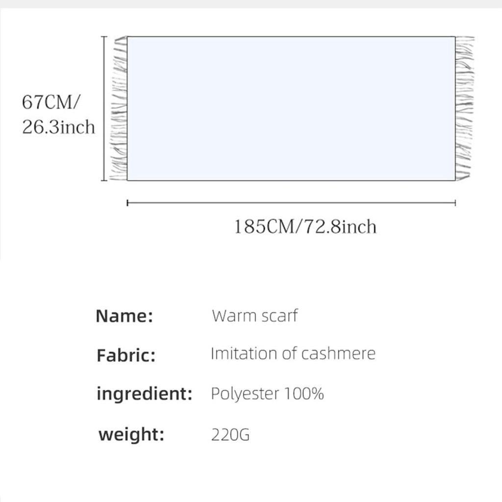 Women'S Fashion Scottish Style Tartan Warm Scarf Plaid Soft Long Wrap Shawl Christmas Valentine'S Day For Girlfrend Wife Mom