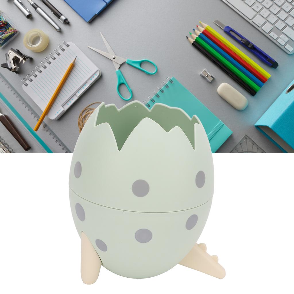 Dinosaurier-Ei-Stifthalter Platzsparendes Öffnungsdesign Abnehmbare Struktur PP Dinosaurier-Ei-Form Aufbewahrungsbox für Zuhause