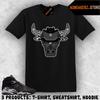 Tee Shirt Matching AJ 8 Retro Chrome 2026 To Match Sneaker Bull Head T-Shirt
