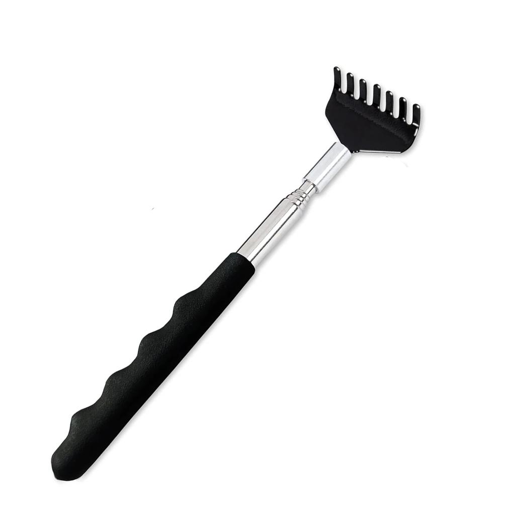 [8.3-22.8" Extendable Back Scratcher] Portable Telescopic Back Scratcher - Stainless Steel, Extendable  Comfort Grip Handle