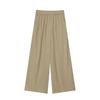 European Women's 2025 Fashion Wide-Leg Stretchy Waist Trousers