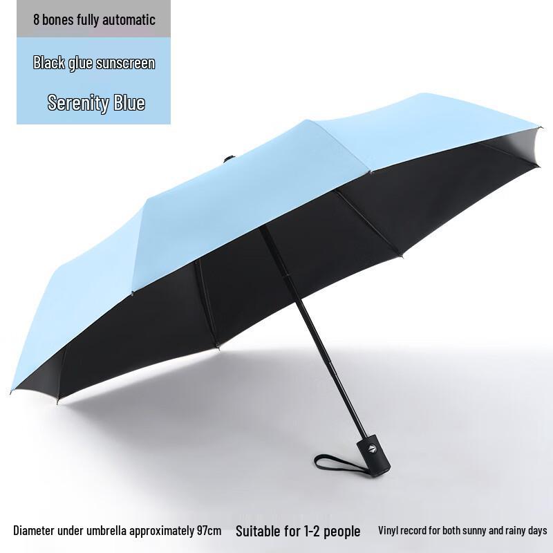 Hanyou Automatic Large Reinforced Rain & Sun Umbrella