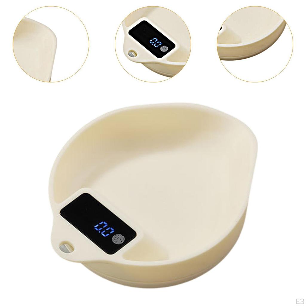 Bean Scale Accurate Non-slip Base Multifunction Weighing Tool for Kitchen Home Cafe Shop