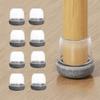 8pcs Resilient Furniture Feet Pad Non-slip Chair Leg Silent Mat Chair Leg Protector Pad  Tables