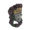 Buddha Kopf Statue Aquarium Dekoration Fischtank Höhle Versteck Buddha Dekor Landschaftsgestaltung